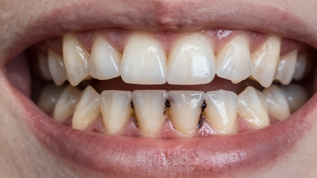 Černý zubní kámen: jak ho odhalit a jak ho léčit