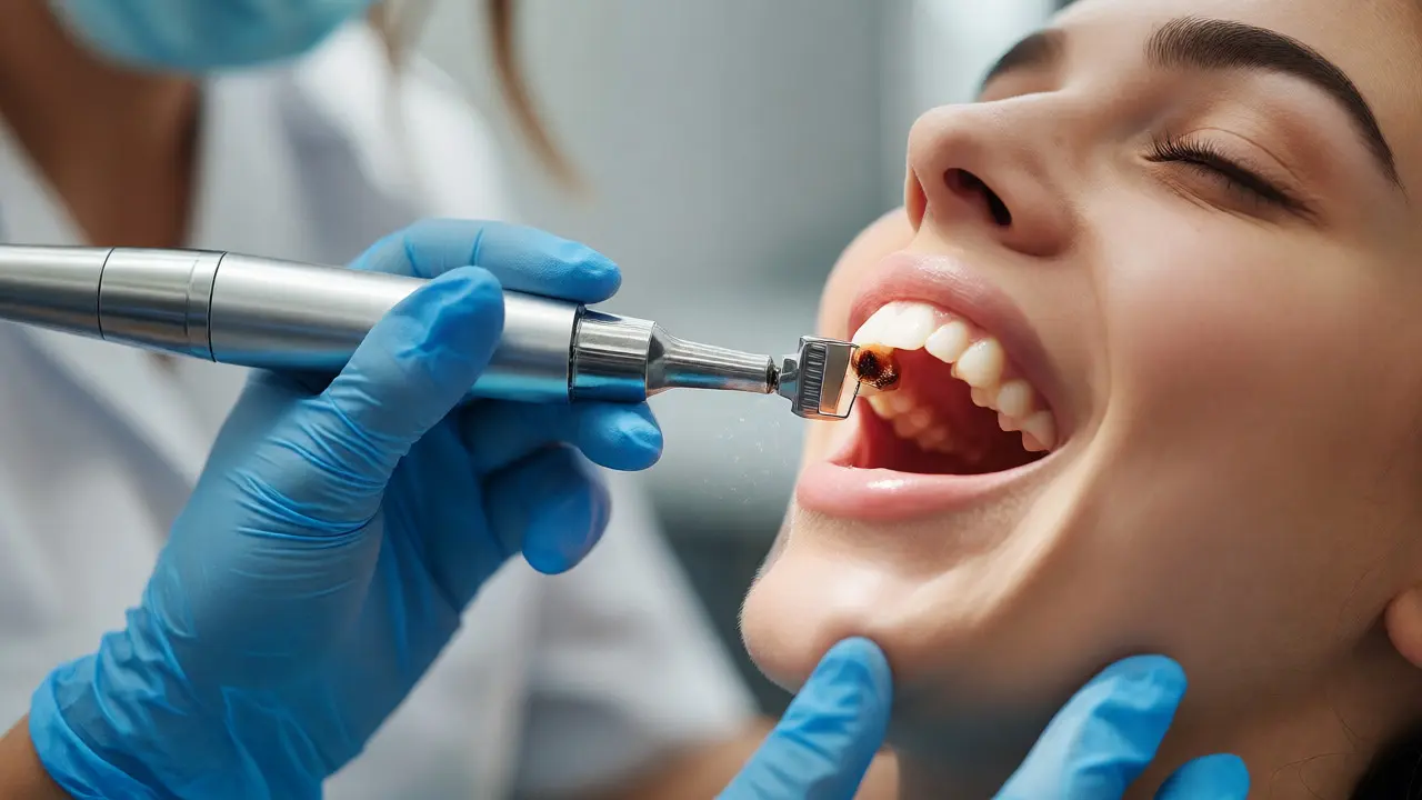Dentální hygiena s odstraněním zubního kamene ultrazvukem